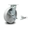 Service Caster 8 Inch Semi Steel Caster with Roller Bearing and Brake/Swivel Lock SCC SCC-30CS820-SSR-TLB-BSL - alternate 1
